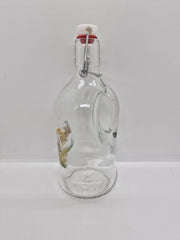 Sticla cu maner si motiv vanatoare