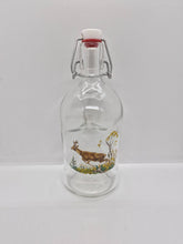 Sticla cu maner si motiv vanatoare