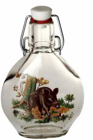 Sticla motiv vanatoare