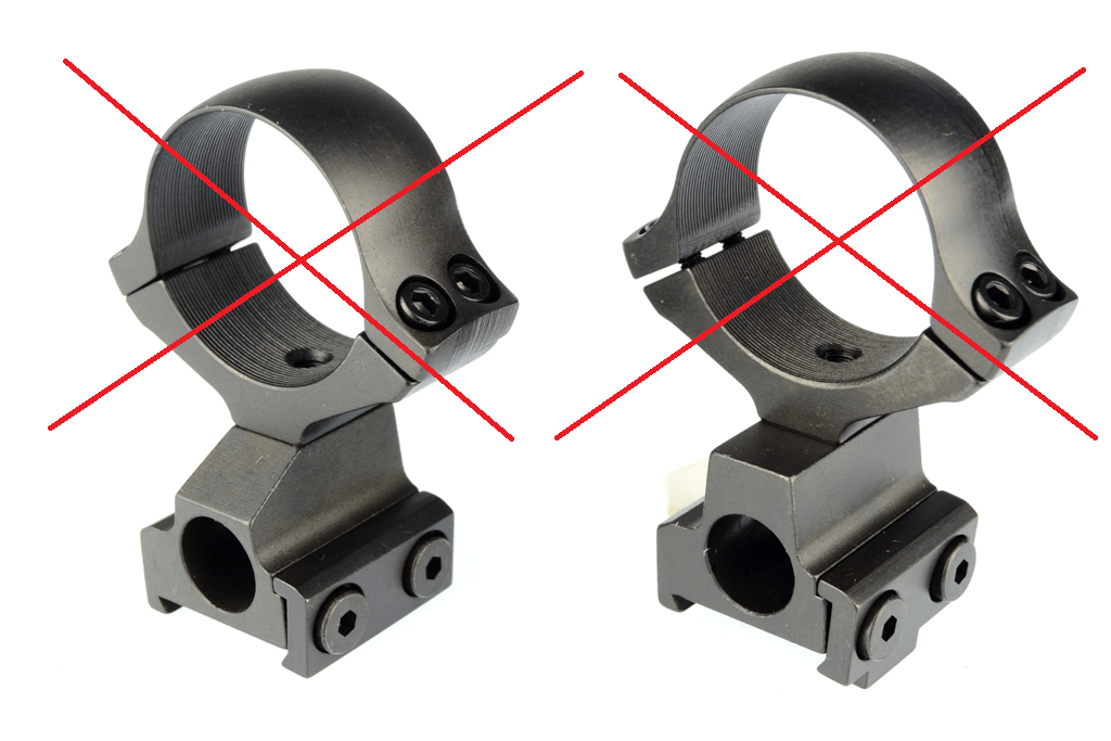 Suport CZ 550 557 din doua bucati cu vizare pe sub