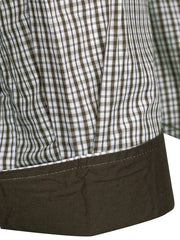 Camasa Orbis Trachten alb cu verde