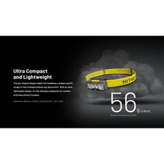 Nitecore NU27 Lanterna Frontală Reîncărcabilă USB-C 600 Lumeni - Articole de Vanatoare