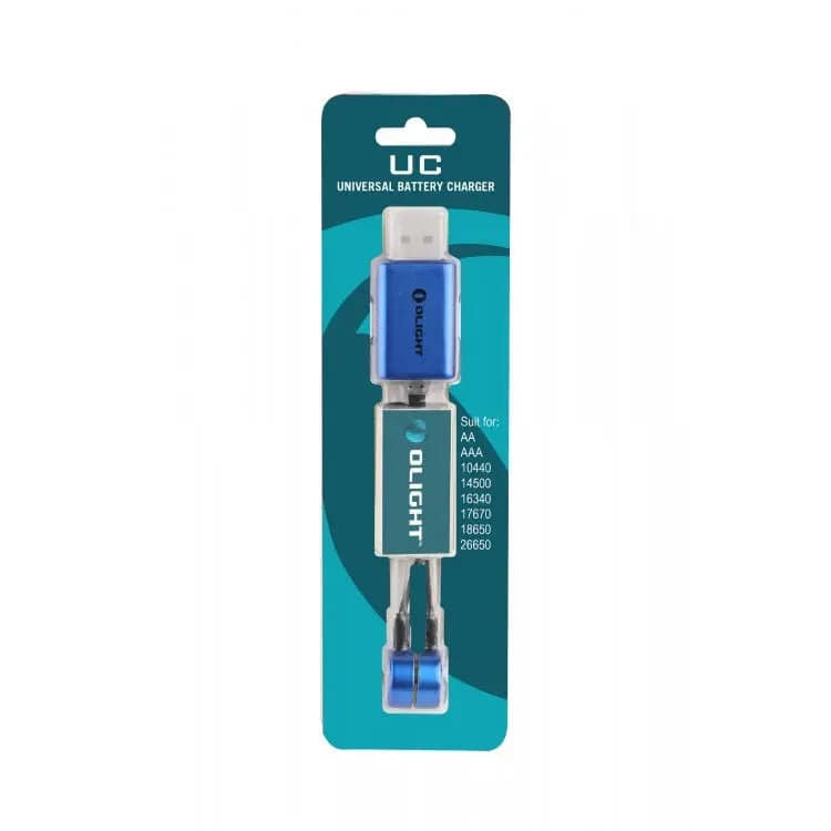 Incarcator magnetic universal acumulatori USB Olight UC - Articole Vanatoare