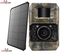 LYNXCAM Camera monitorizare 48 MP 30FPS WiFi Bluetooth FULL HD leduri invizibile ,panou solar