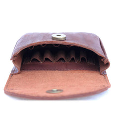 Portmunitie piele, inchidere magnetica