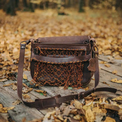 Tolba vanator cu plasa pentru pasari