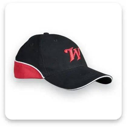 Sapca Winchester negru cu rosu