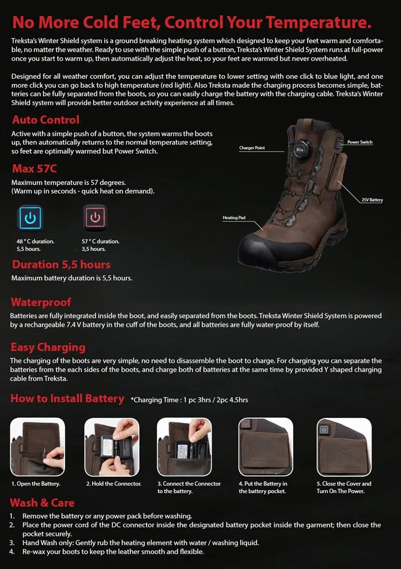 Bocanci Treksta Grizzly Heat Boa GTX - Articole de Vanatoare