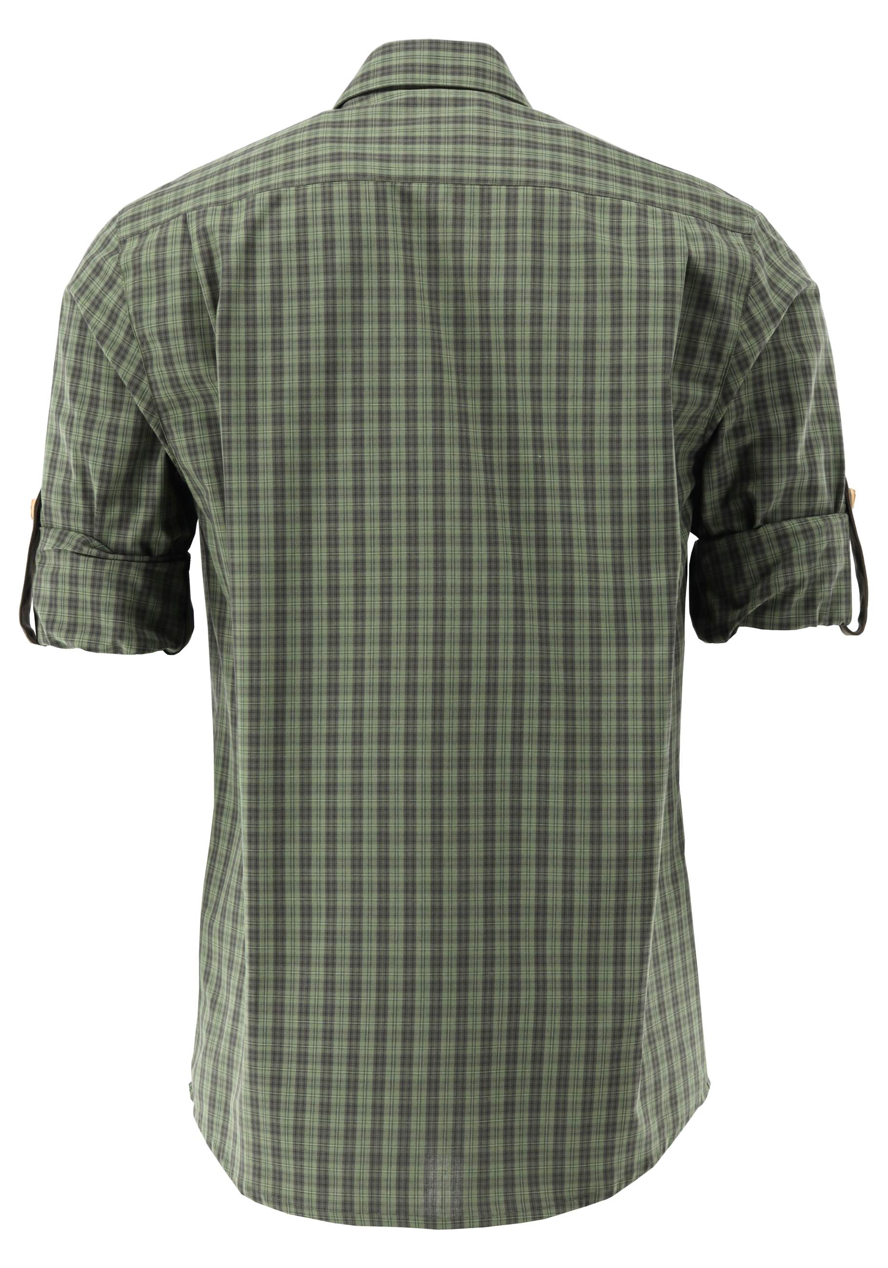 Camasa Orbis carouri si pin mistret - Dark Green