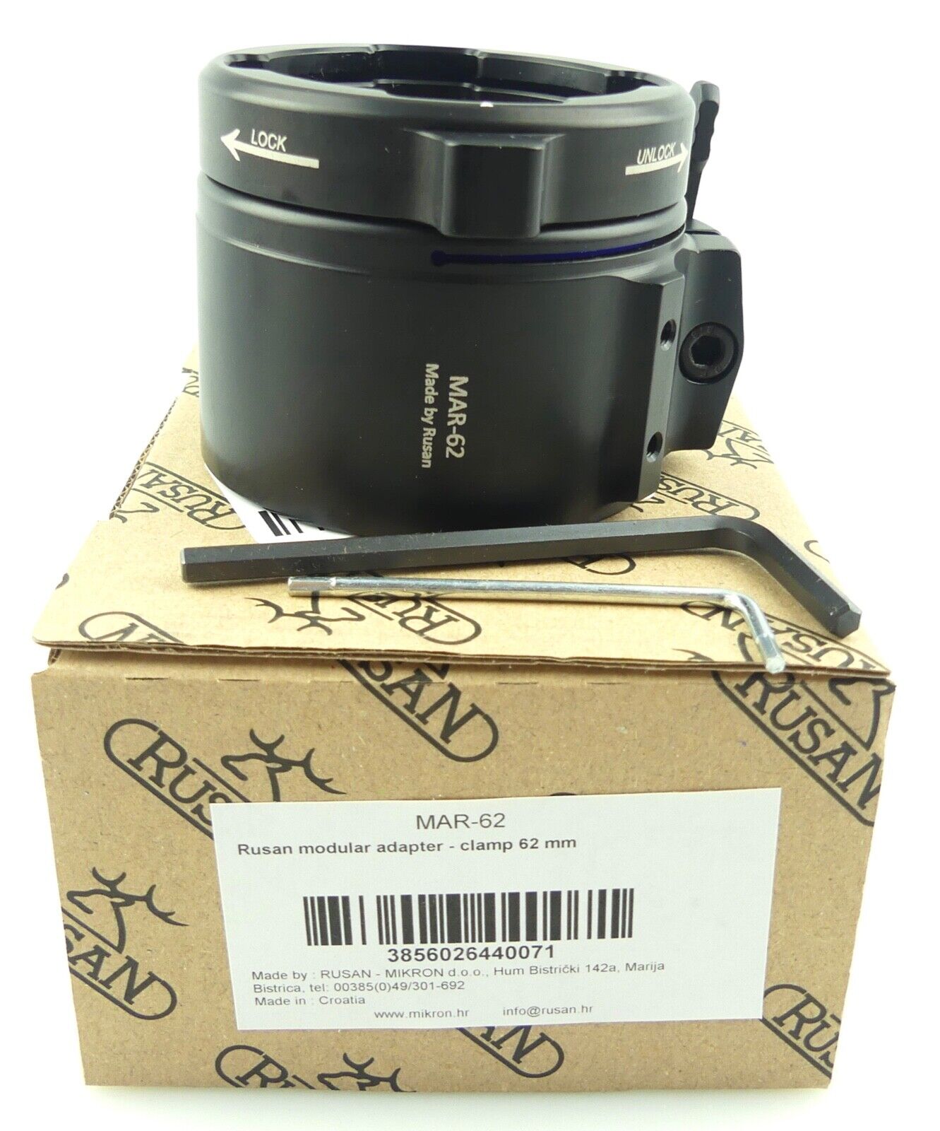 Inel adaptor modular RUSAN  MAR52 62mm