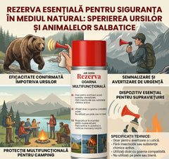 Pachet Avertizare Urs  Goarna + Rezerva