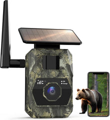 LYNXCAM Camera cu GPS live vision APP 4G LTE   video 2K si panou solar