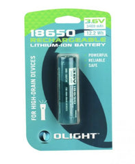 Acumulator Olight 18650 li-ion 3400mAh - Articole de Vanatoare