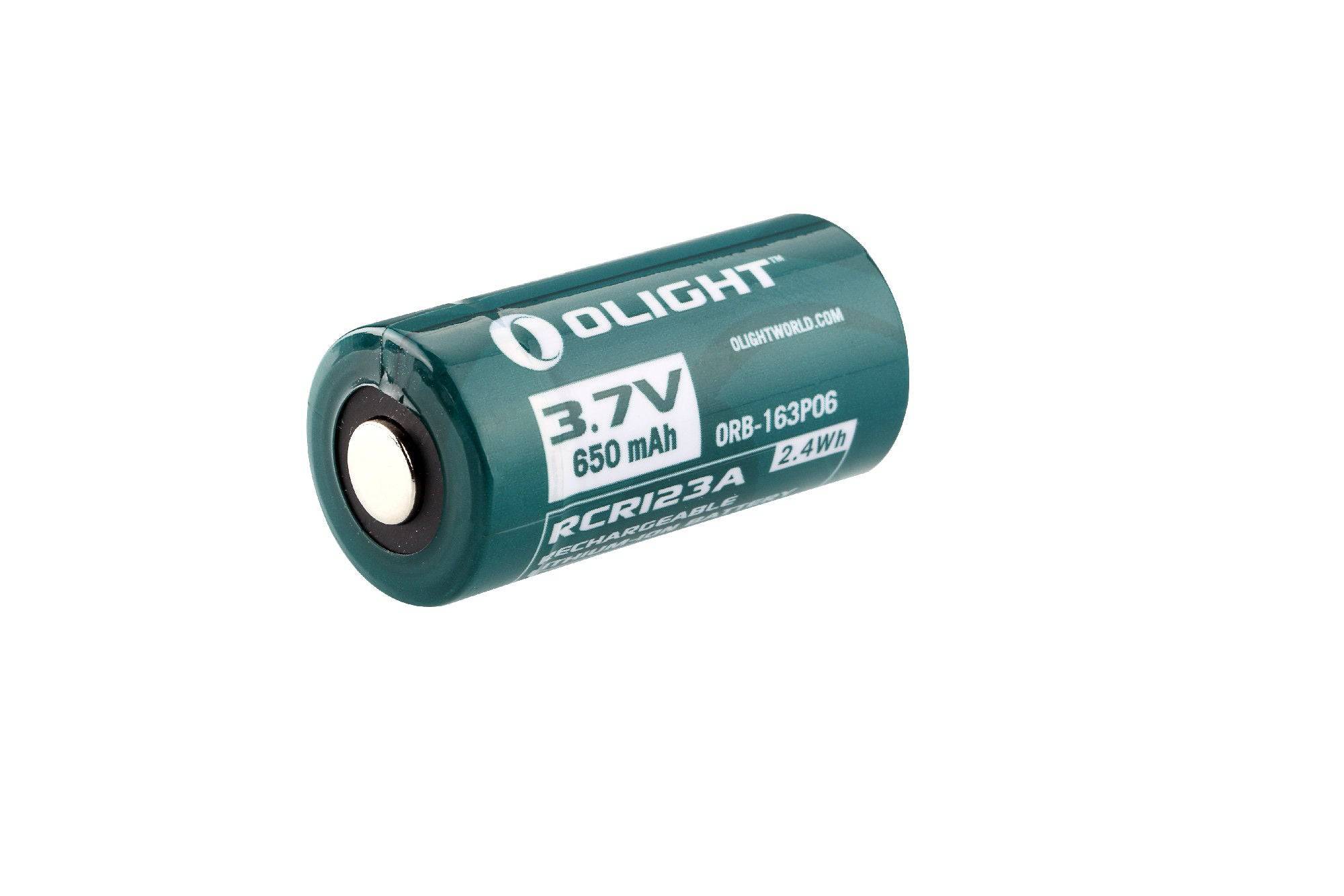 Acumulator Olight RCR 123A 7V 650mah - Articole de Vanatoare