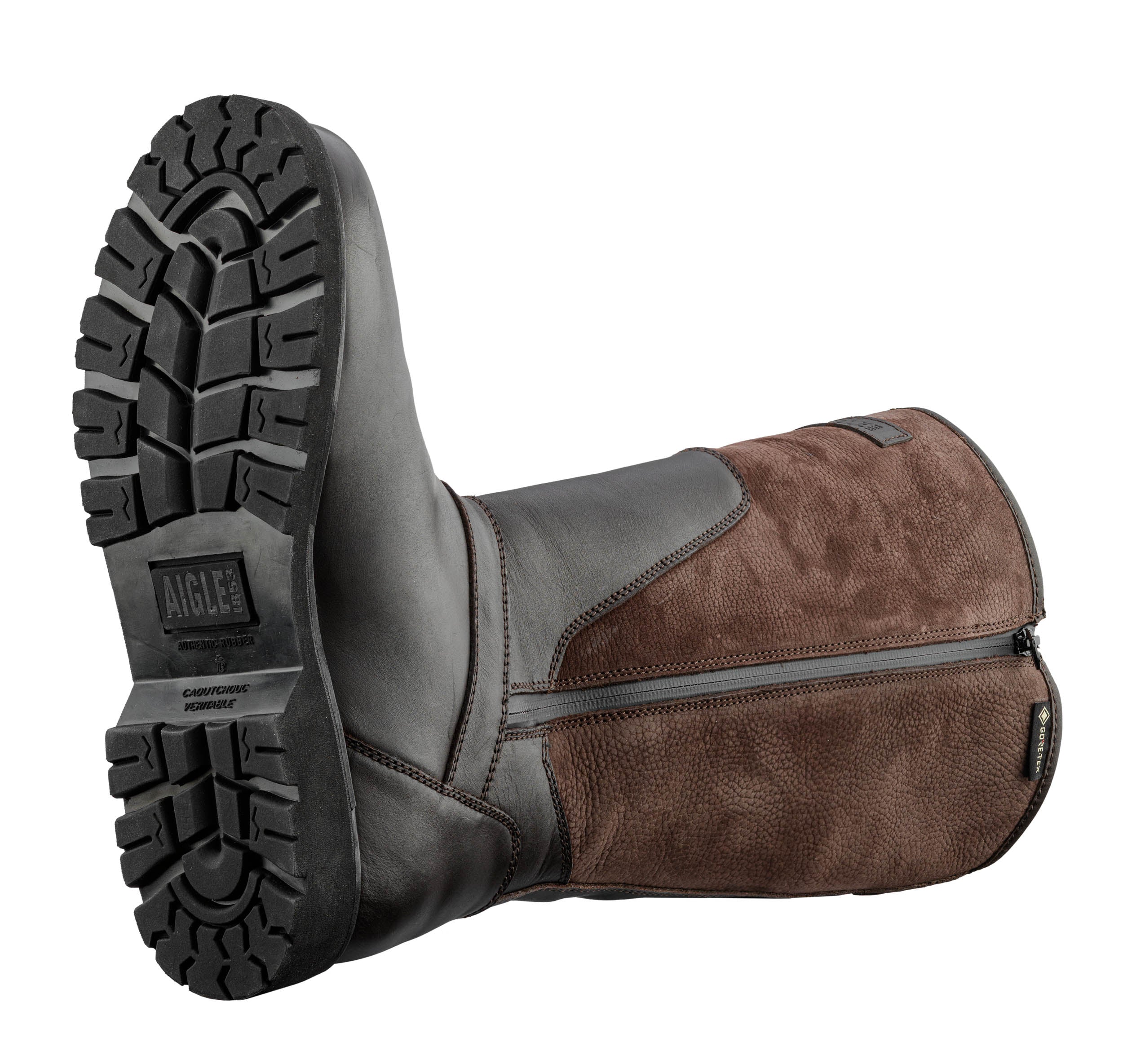 AIGLE CIZMA PIELE INVERSS GTX DARK BROWN - Articole de Vanatoare