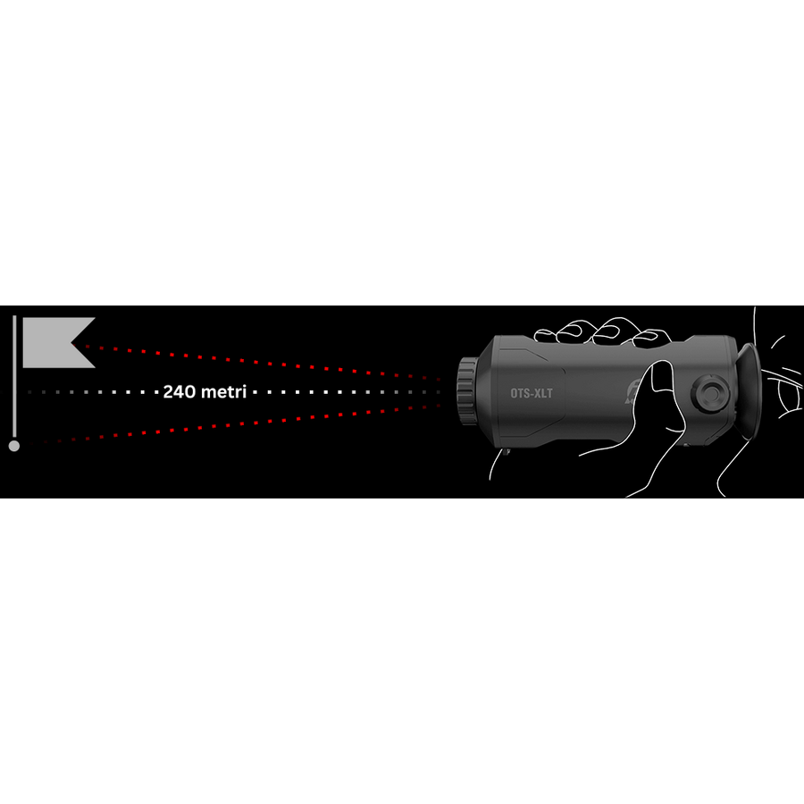 ATN MONOCULAR VEDERE TERMICA OTS XLT 25MM 5-10X - Articole de Vanatoare