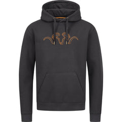 Hanorac Blaser Argali 26 Phantom gri închis broderie portocalie bumbac poliester articolevanatoare