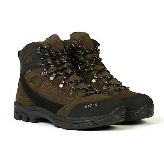 Bocanci Aigle Landisto GTX piele brown black - Articole de Vanatoare