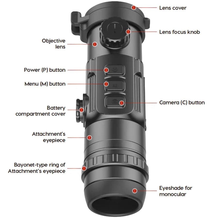 Camera termoviziune INFIRAY CH50W - Articole de Vanatoare