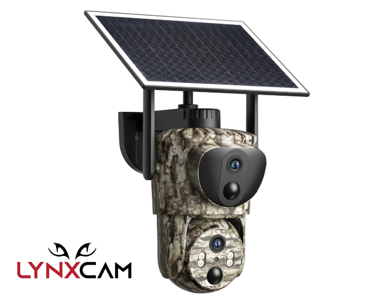 LYNXCAM LX4 Camera rotativa Dual Lens  4G Live  PTZ 360°