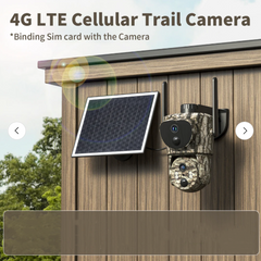 LYNXCAM LX4 Camera rotativa Dual Lens  4G Live  PTZ 360°