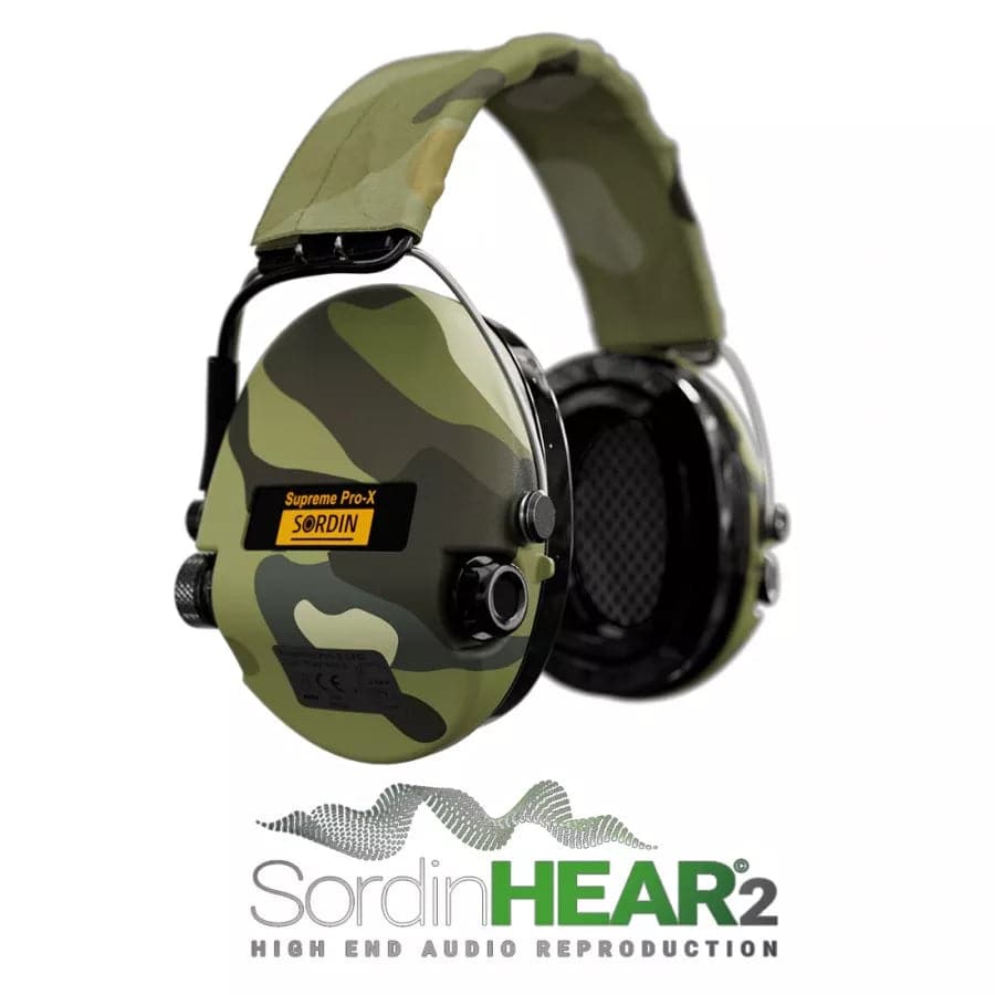 Casti protectie auditiva Sordin PRO LED camo - Articole de Vanatoare