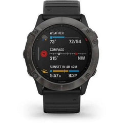Ceas Garmin Fenix 6X Sapphire Negru Carbon - Articole de Vanatoare