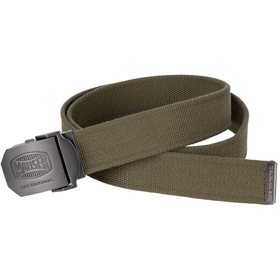 Curea Mauser Canvas Dull Olive articolevanatoare cu catarama metalica