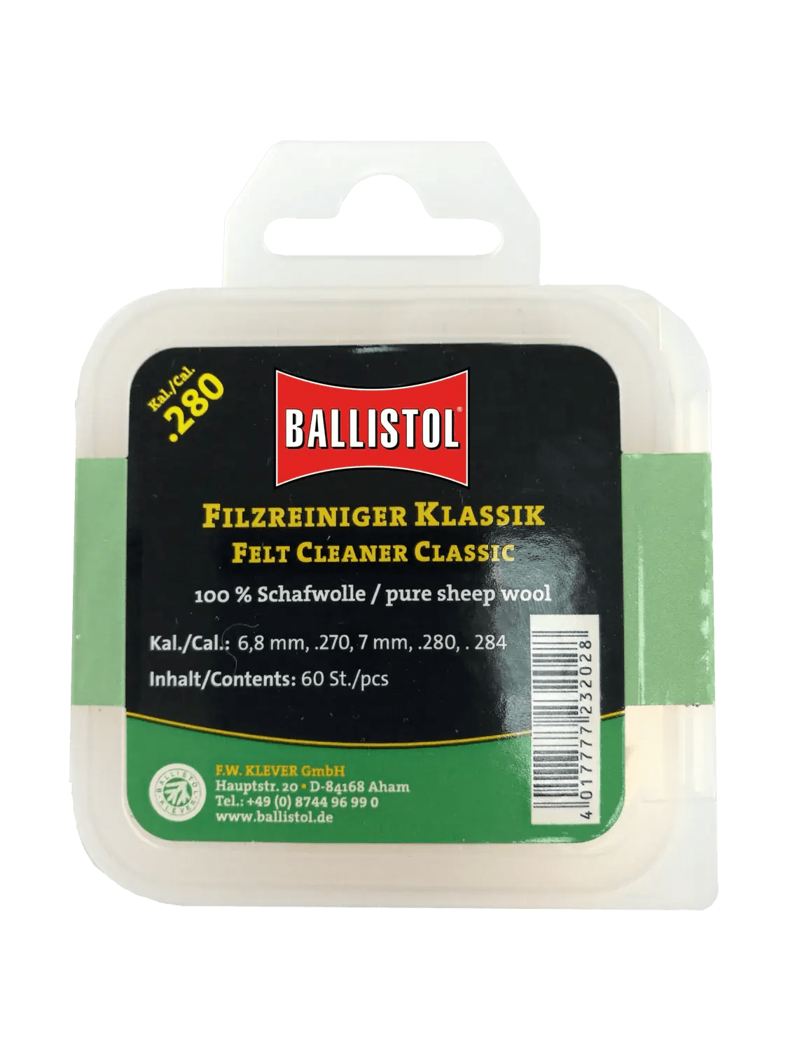 CUTIE PELETE LANA PT CURATAT TEAVA CAL 270W - Articole de Vanatoare