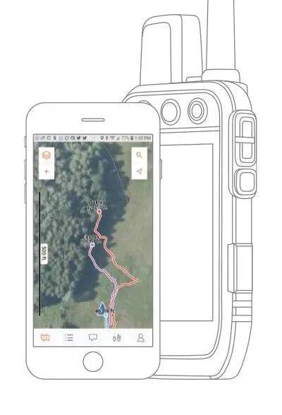 DISPOZITIV MONITORIZARE GPS ALPHA 200I - Articole de Vanatoare