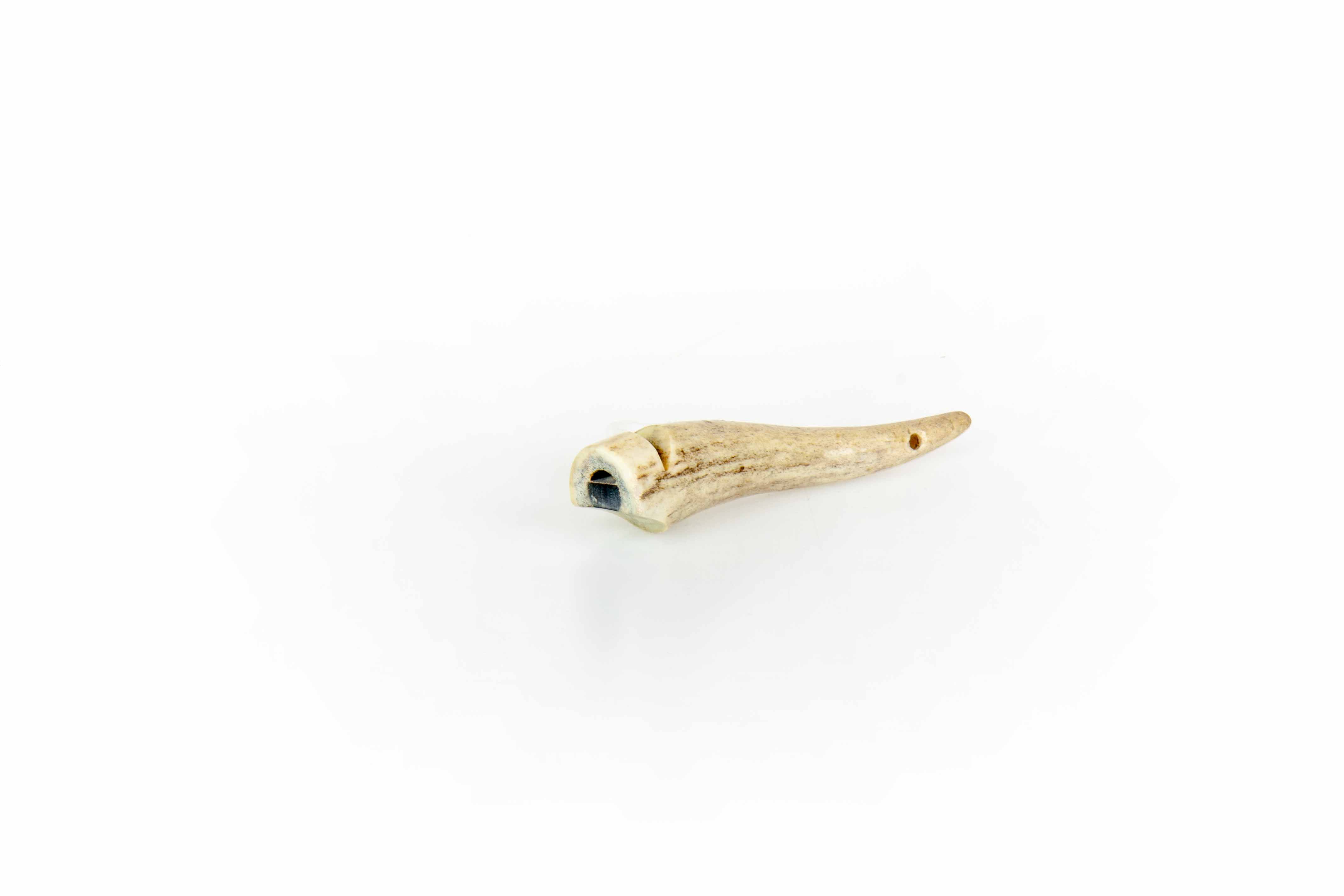 Fluier Caini Din Corn Cerb 8-11 cm - Articole de Vanatoare
