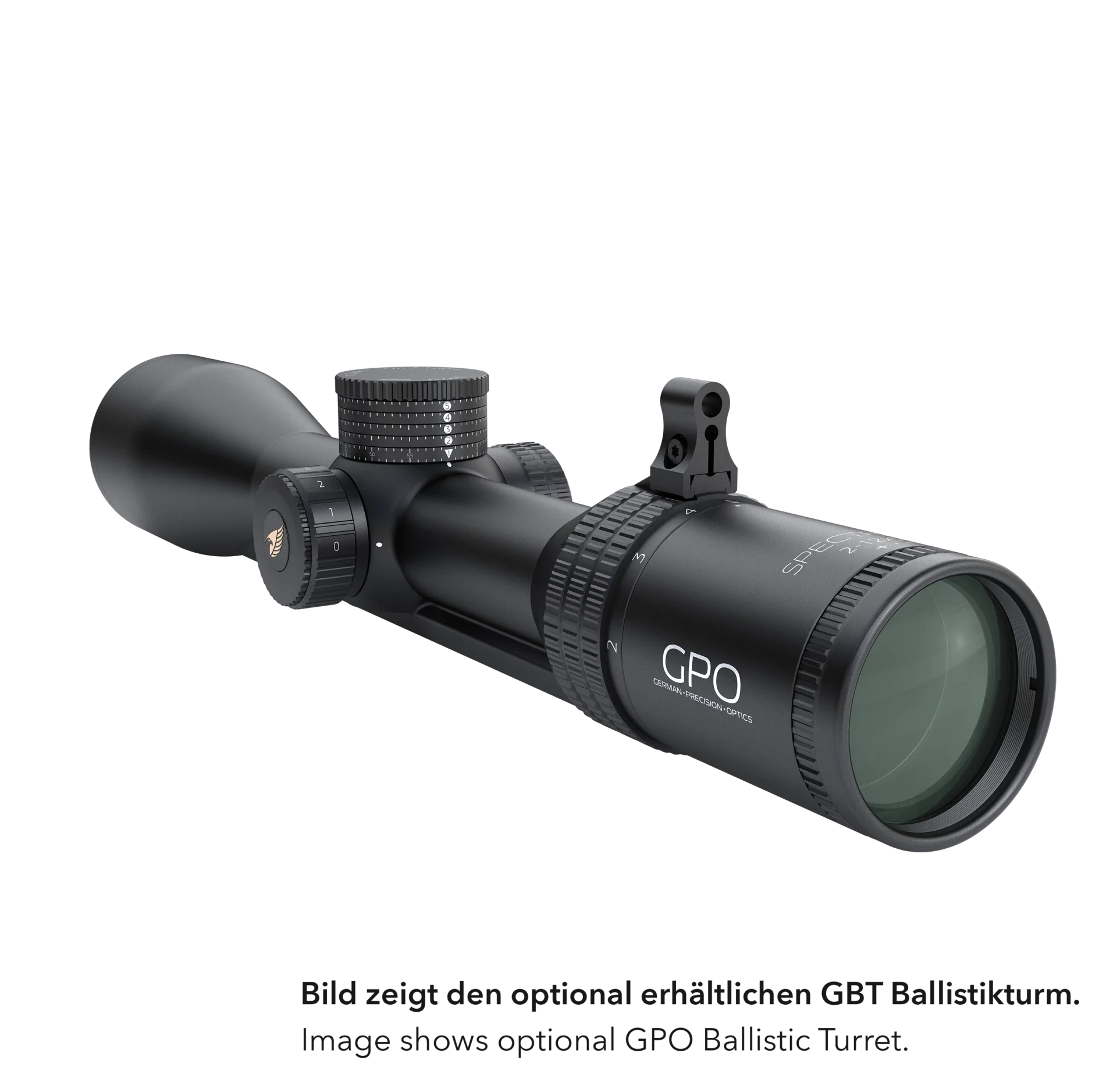 GP-OPTICS LUNETA SPECTRA SINA  6X 2-12X50I G4I FIBER