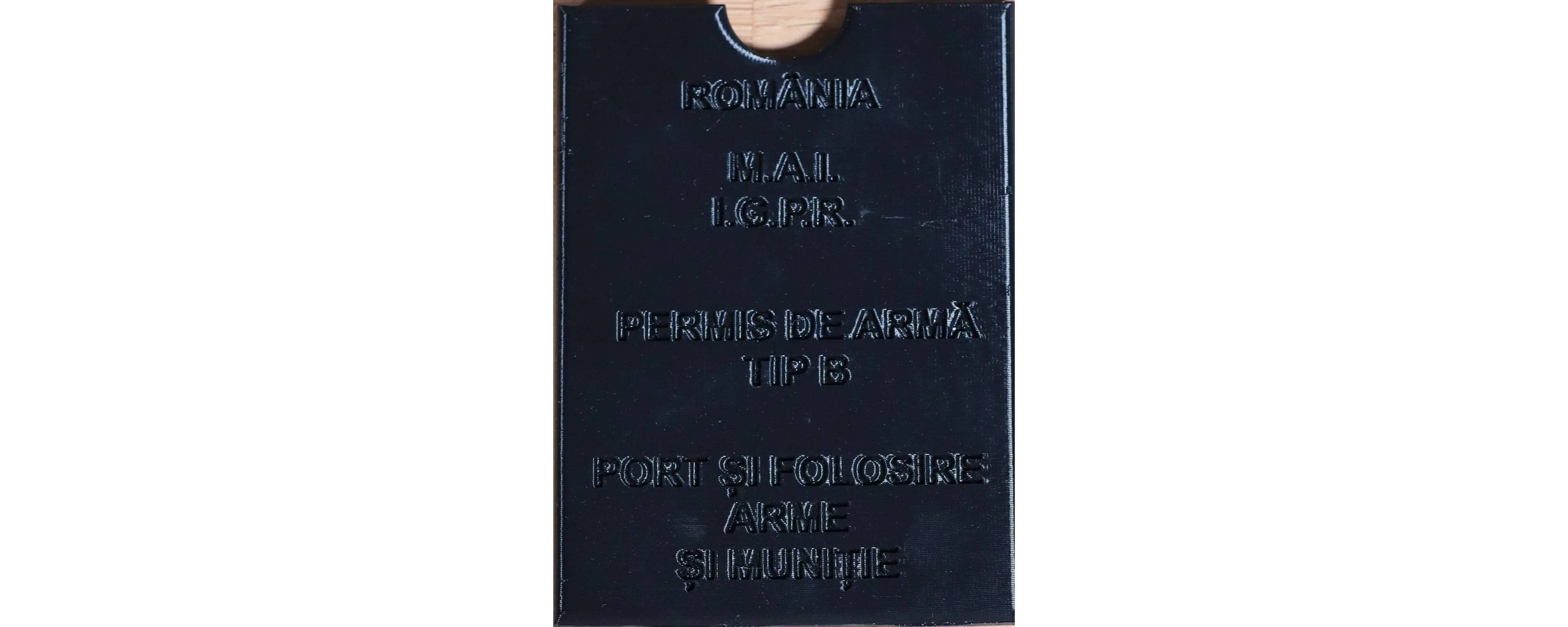 Husa Protectie Permis Port Arma - Articole de Vanatoare