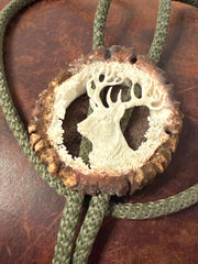 Cravata Vanatoreasca sculptata manual Cerb