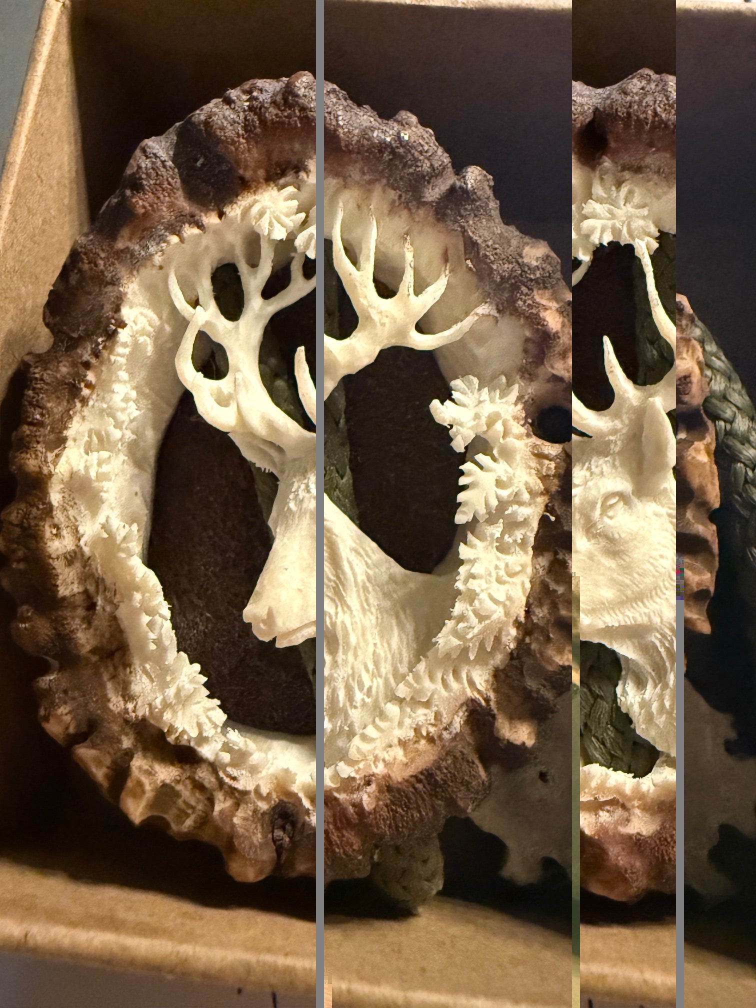 Cravata Vanatoreasca sculptata manual Cerb