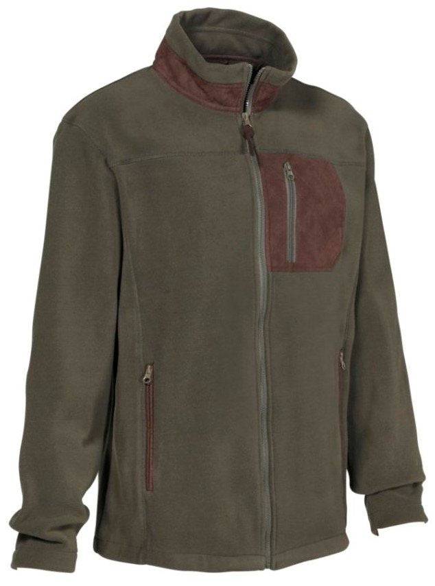 JACHETA FLEECE KAKI TREESCO - Articole de Vanatoare
