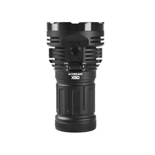 Lanterna profesionala reincarcabila Acebeam X50 NW 43000 Lumeni - Articole de Vanatoare