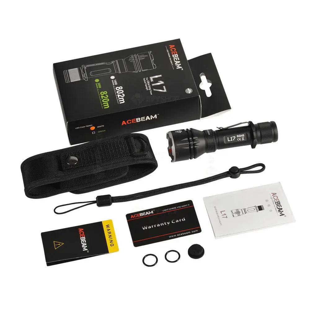 Lanterna profesionala tactica Acebeam L17 1400 lumeni 802 - Articole de Vanatoare