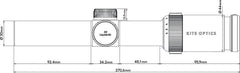 LUNETA KITE OPTICS K6 HD 1-6X24 IRA4I 30MM - Articole de Vanatoare