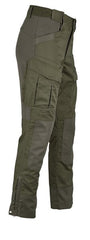 Pantaloni MAUSER Stalker articolevanatoare verde cu buzunare cargo intarituri si fermoar glezna