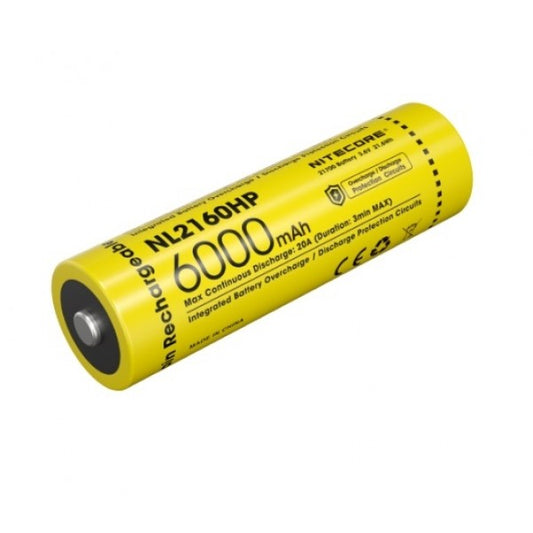 Nitecore NL2160HP High Drain Acumulator 21700 Li-Ion 6000 - Articole de Vanatoare
