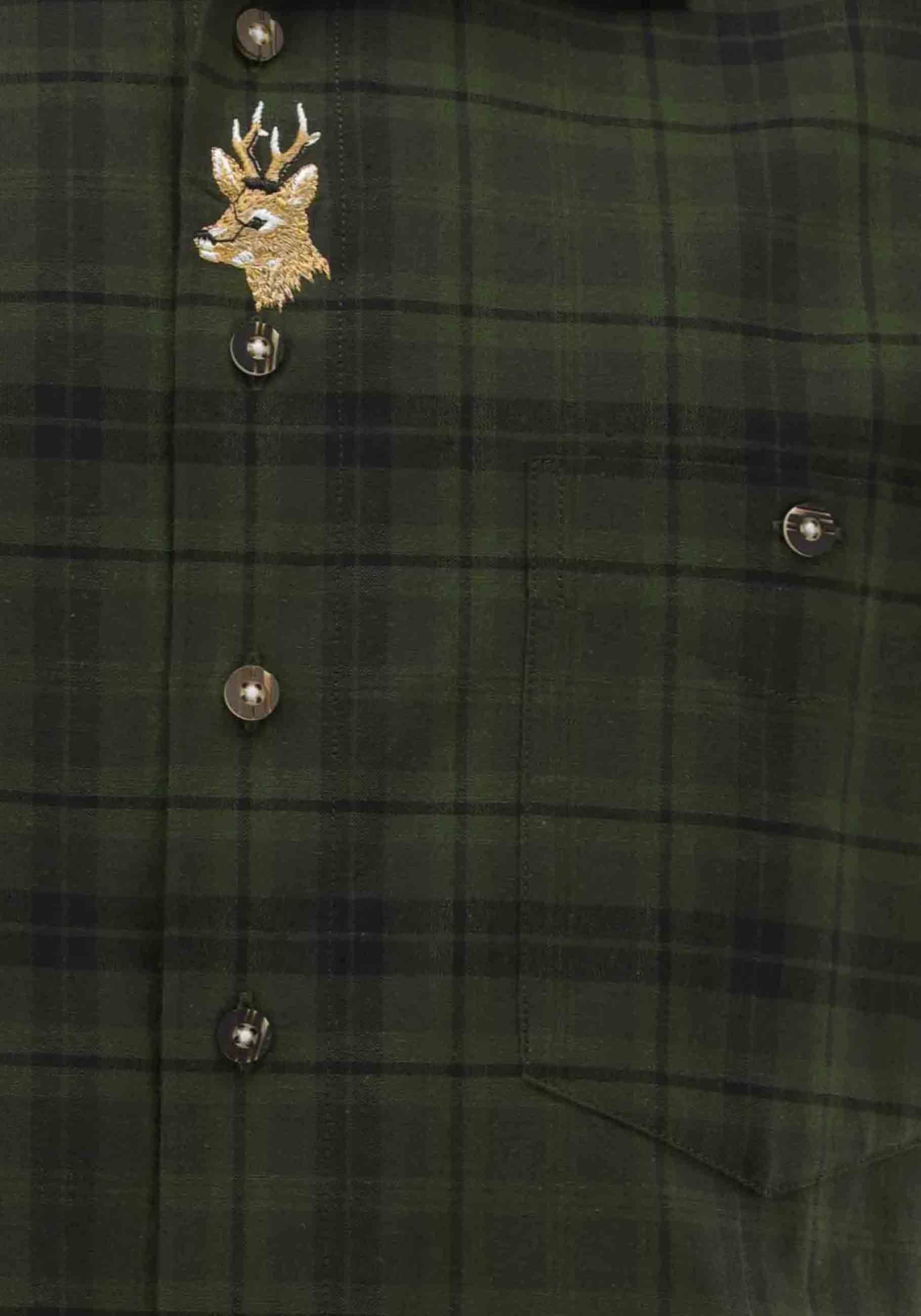 Orbis Camasa maneca scurta broderie caprior - Articole de Vanatoare