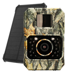 Camera monitorizare 48 MP  FULL HD cu senzor miscare leduri invizibile panou solar