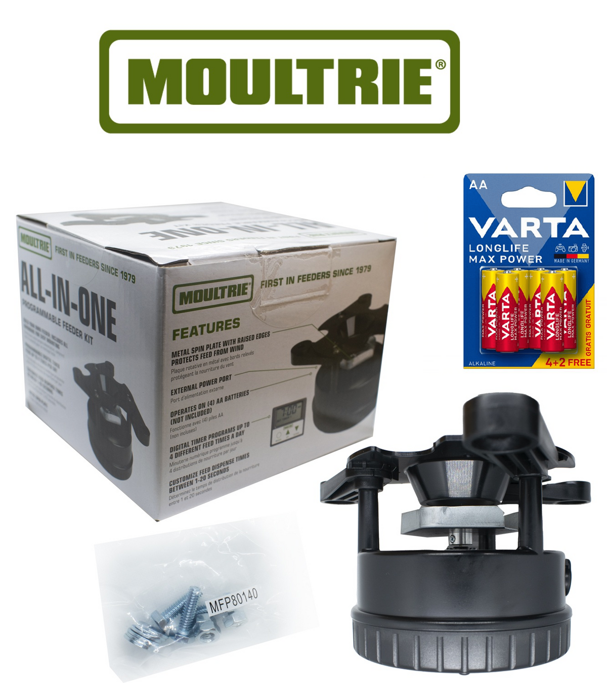 Pachet Combo Hranitoare Moultrie All In One - Articole de Vanatoare