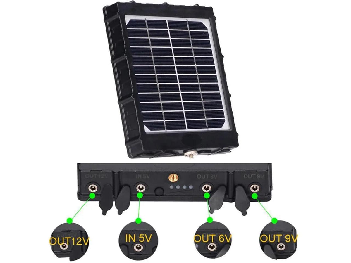 Panou solar camere 5v 6v 9v 12v 8000 - Articole de Vanatoare