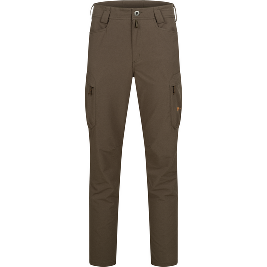 Pantalon Blaser Airflow maro închis din poliester articolevanatoare cu buzunare laterale