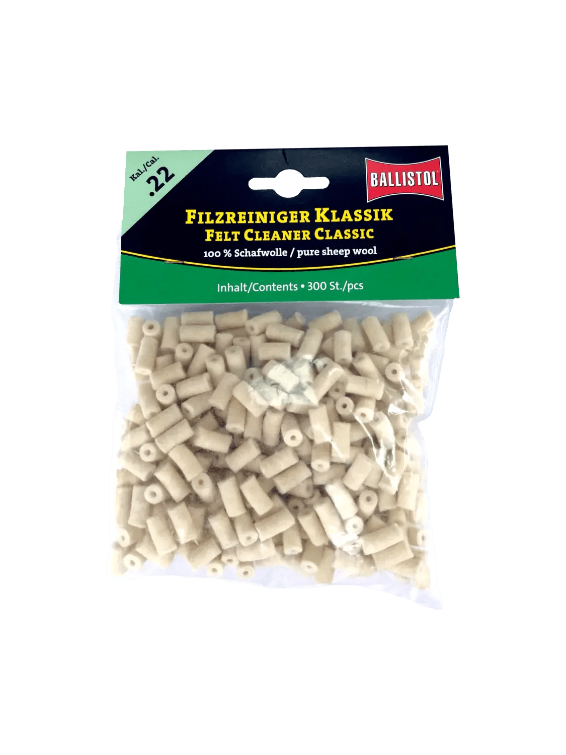 PELETE LANA PT CURATAT TEAVA CAL 6MM 300BUC - Articole de Vanatoare