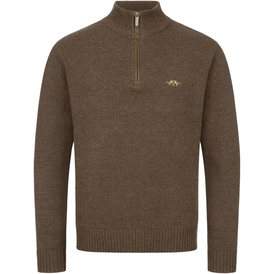 Pulover Blaser Wool HZ Dark Bro - Articole de Vanatoare
