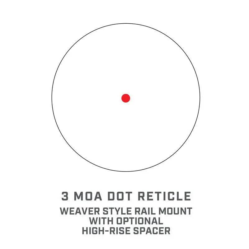 RED DOT SIGHT TRS 125 1X22 BLACK - Articole de Vanatoare