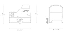 RED DOT SIGHT DIGITAL CONTROL - Articole de Vanatoare